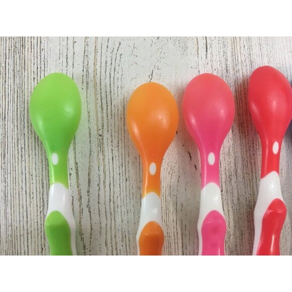 Munchkin Lot of 5 Soft Tip Baby Infant Spoons Plastic - Picture 7 of 11
